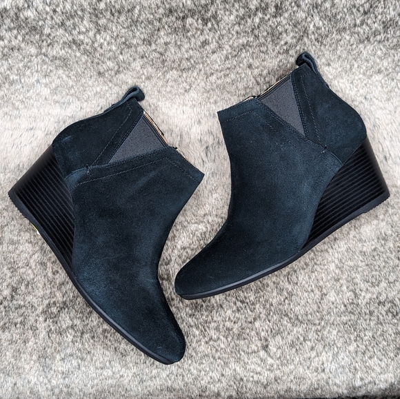 Vionic Paloma Wedge Bootie Weather Resistant Black Women's 8 - Picture 9 of 14